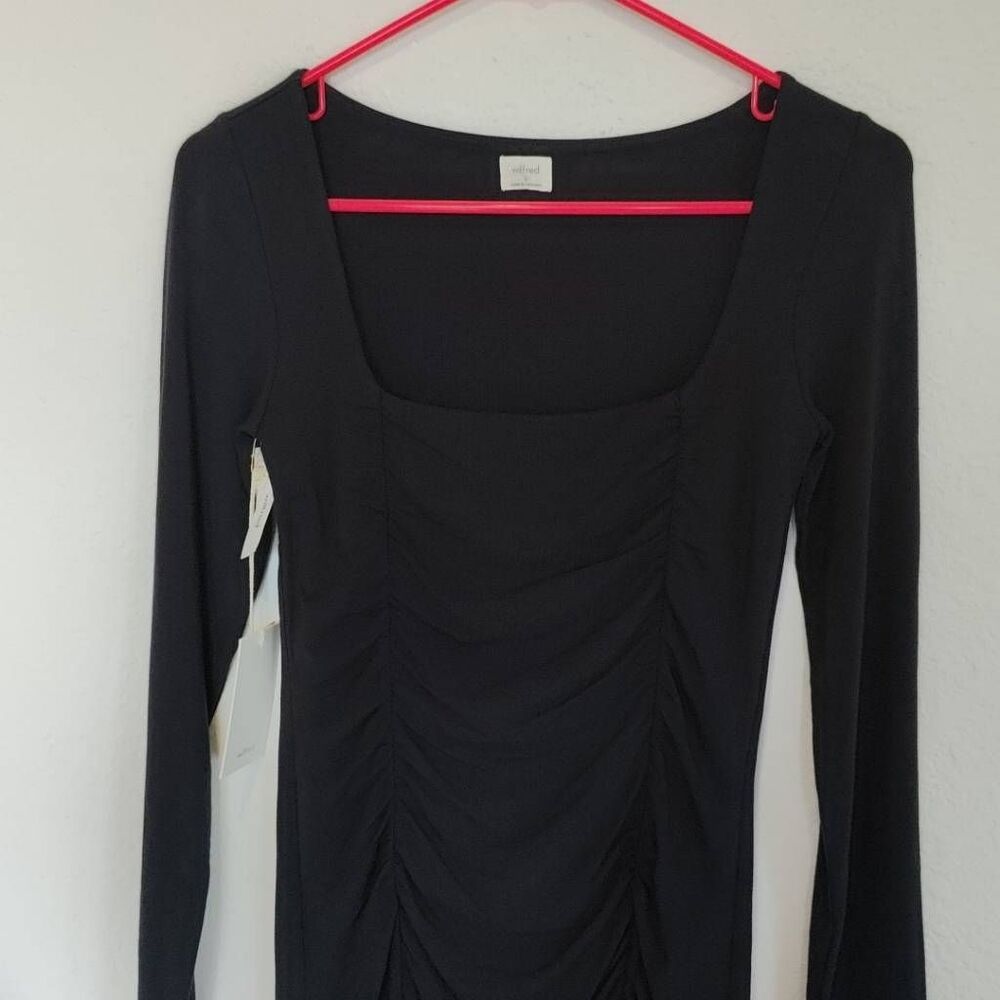 Aritzia Dress Womens Size S Wilfred Lydia Mini Dress Black - Picture 5 of 12